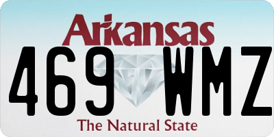 AR license plate 469WMZ