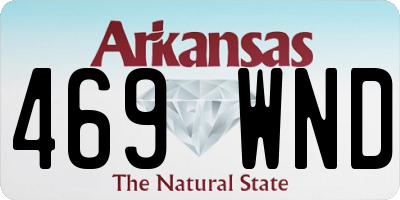 AR license plate 469WND