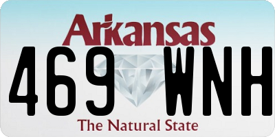 AR license plate 469WNH