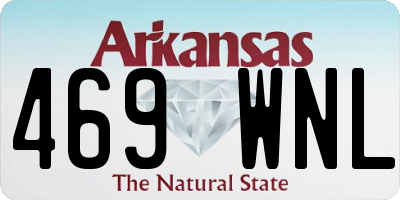 AR license plate 469WNL