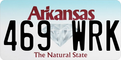 AR license plate 469WRK