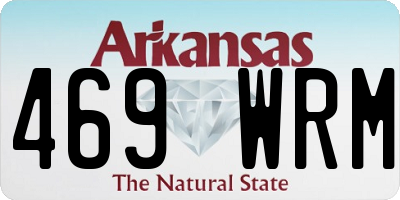 AR license plate 469WRM