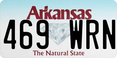 AR license plate 469WRN