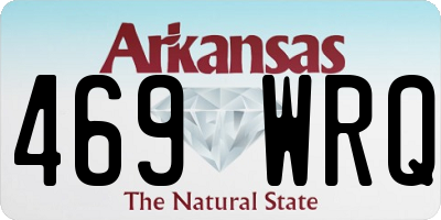 AR license plate 469WRQ