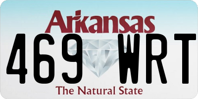 AR license plate 469WRT