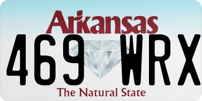 AR license plate 469WRX