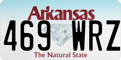 AR license plate 469WRZ