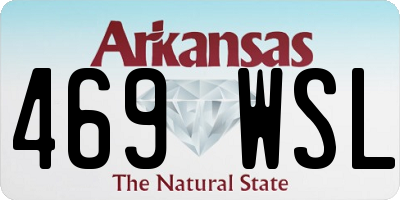 AR license plate 469WSL