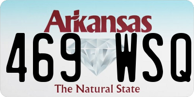 AR license plate 469WSQ