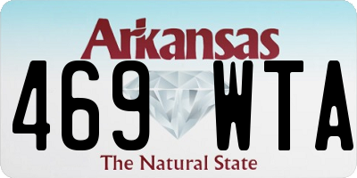 AR license plate 469WTA