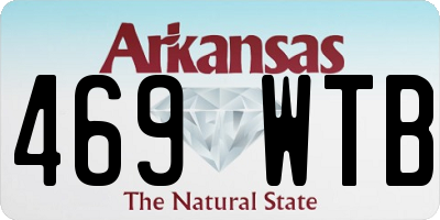AR license plate 469WTB