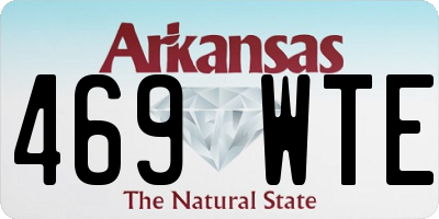 AR license plate 469WTE