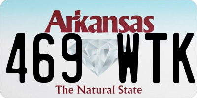 AR license plate 469WTK