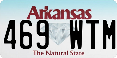 AR license plate 469WTM