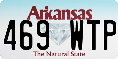 AR license plate 469WTP