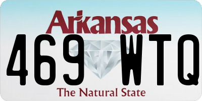 AR license plate 469WTQ