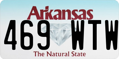 AR license plate 469WTW