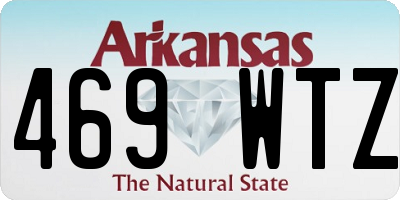 AR license plate 469WTZ