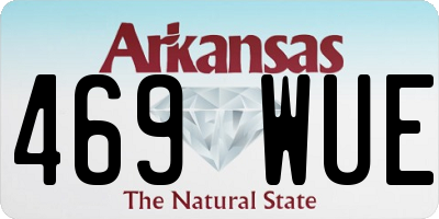 AR license plate 469WUE
