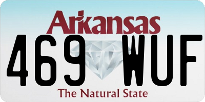 AR license plate 469WUF