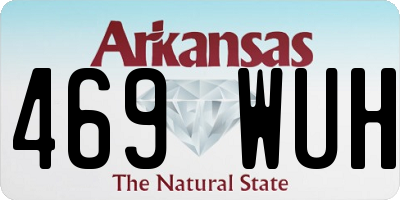 AR license plate 469WUH