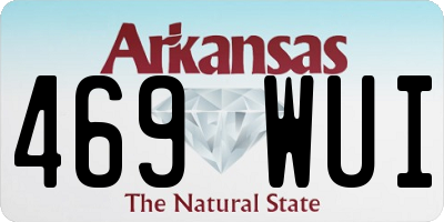 AR license plate 469WUI
