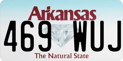 AR license plate 469WUJ