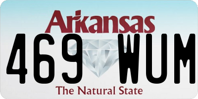 AR license plate 469WUM
