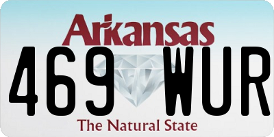 AR license plate 469WUR
