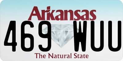 AR license plate 469WUU