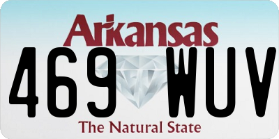 AR license plate 469WUV
