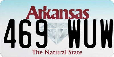AR license plate 469WUW
