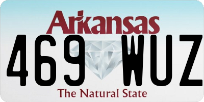 AR license plate 469WUZ