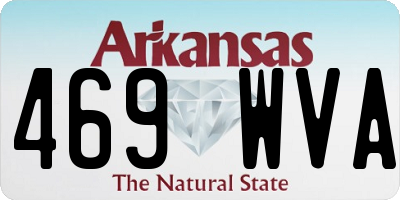 AR license plate 469WVA