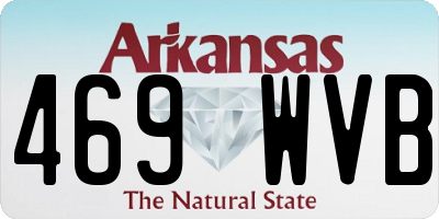 AR license plate 469WVB