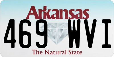 AR license plate 469WVI