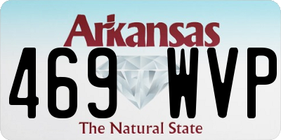 AR license plate 469WVP