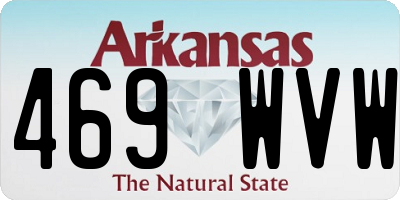 AR license plate 469WVW