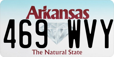 AR license plate 469WVY
