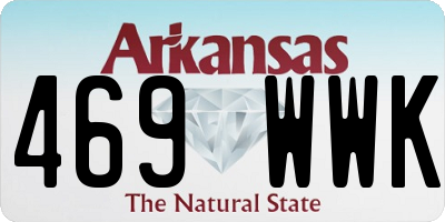 AR license plate 469WWK