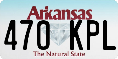 AR license plate 470KPL