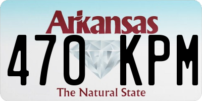 AR license plate 470KPM