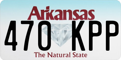 AR license plate 470KPP