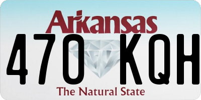 AR license plate 470KQH