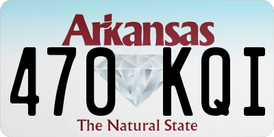 AR license plate 470KQI