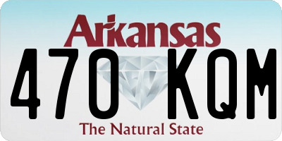 AR license plate 470KQM