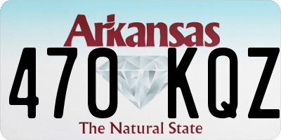 AR license plate 470KQZ