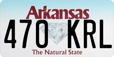 AR license plate 470KRL