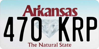 AR license plate 470KRP