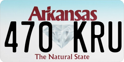 AR license plate 470KRU